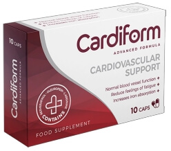 CardiForm tabletky na hypertenziu Slovensko