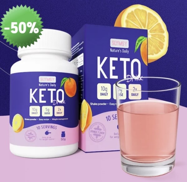 Ako užívať Slymsy Nature’s Daily Keto Drink